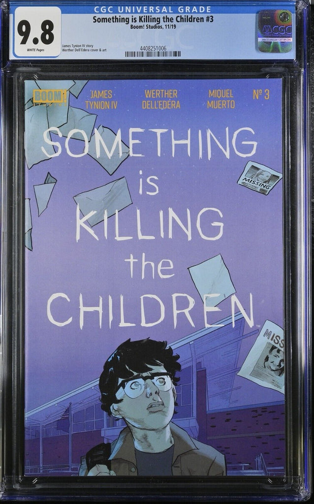 Something is Killing the Children 3 Cover A CGC 9.8 Boom! Studios