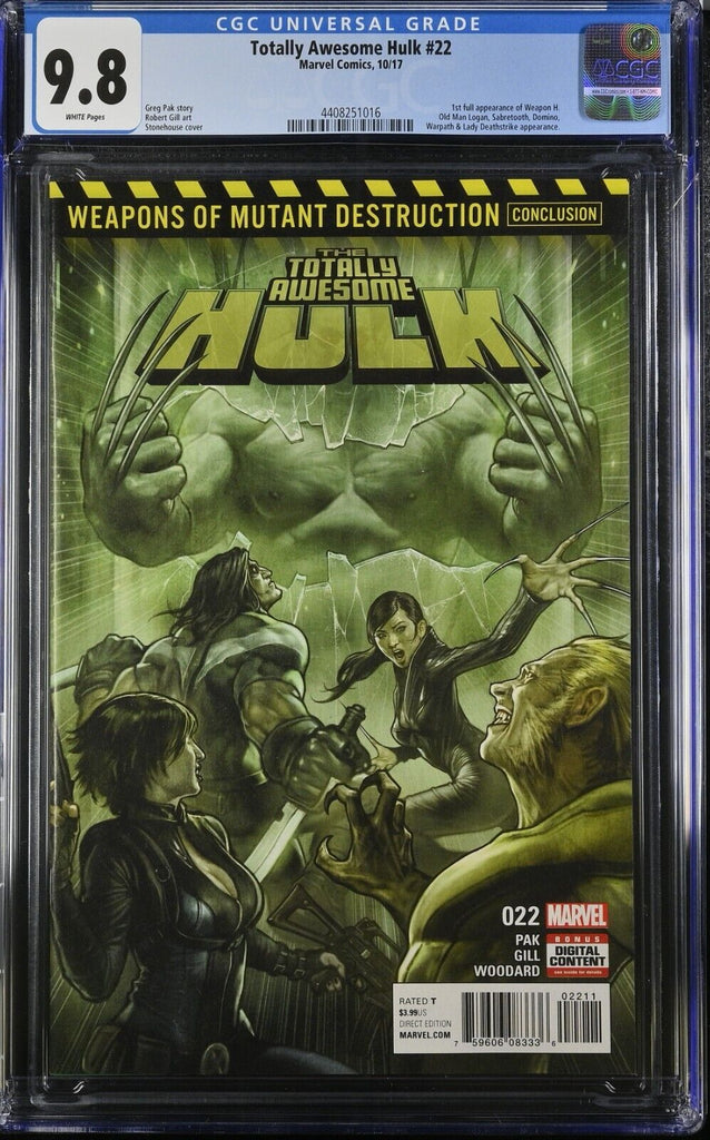 Totally Awesome Hulk 22 CGC 9.8 Marvel Comics
