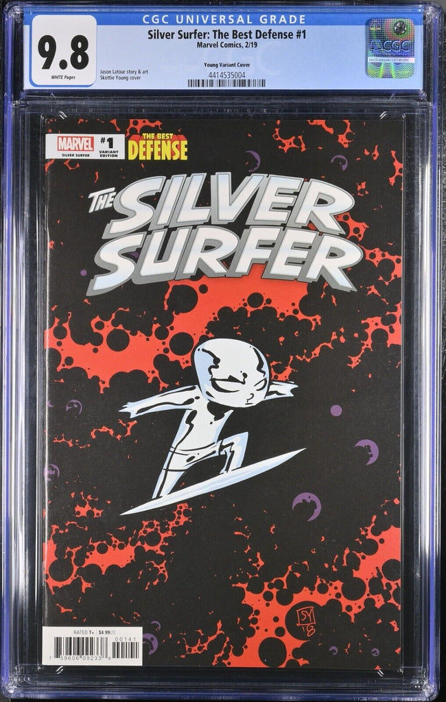 Silver Surfer Best Defense 1 Young Variant CGC 9.8 Marvel Comics