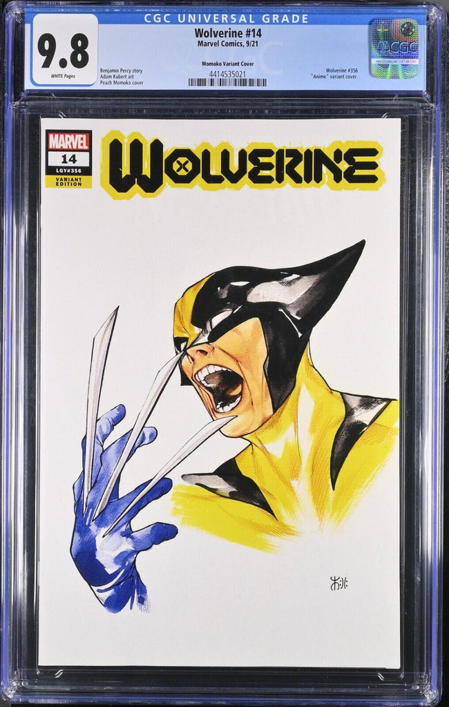 Wolverine 14 Momoko Variant CGC 9.8 Marvel Comics