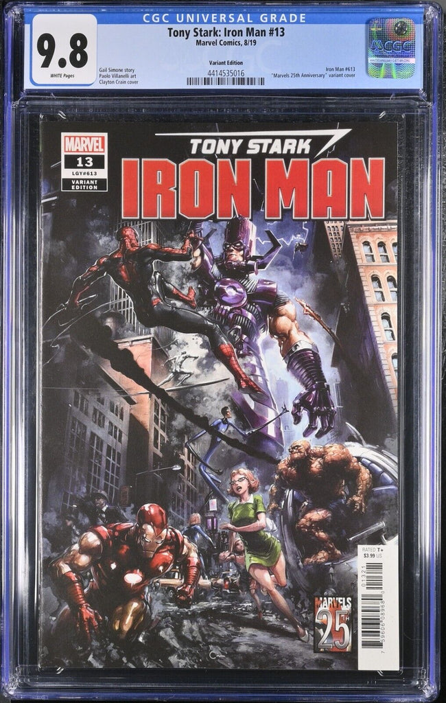 Tony Stark Iron Man 13 Crain Variant CGC 9.8 Marvel Comics