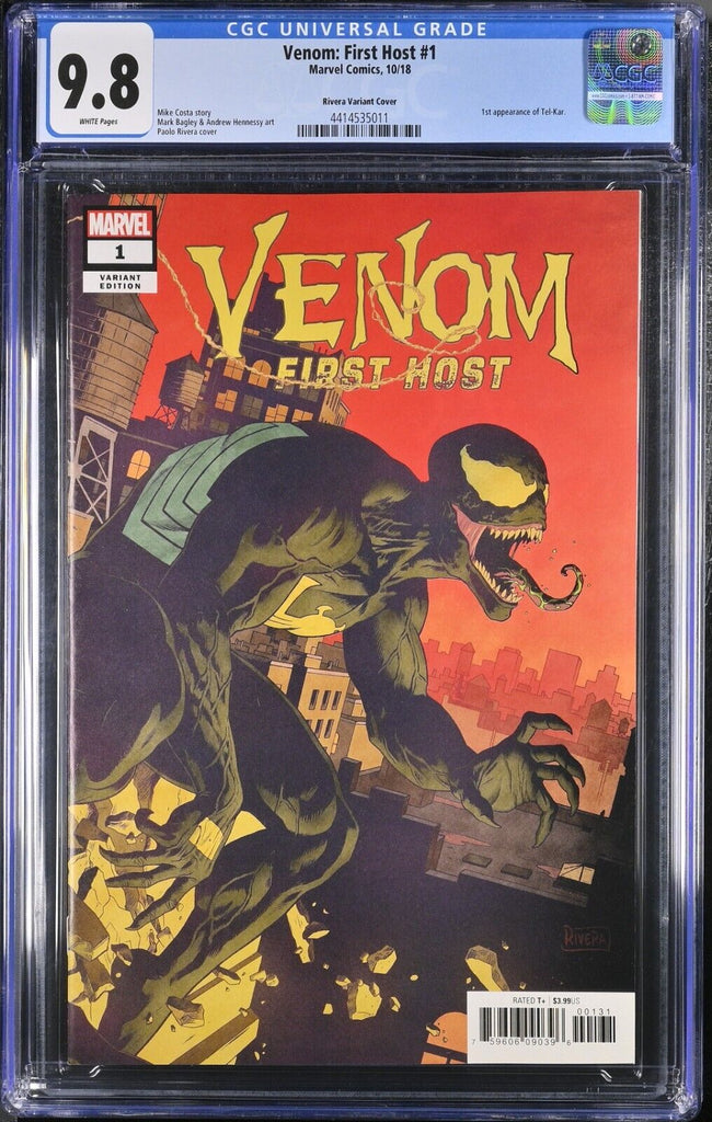 Venom First Host 1 Rivera Variant CGC 9.8 Marvel Comics 2023