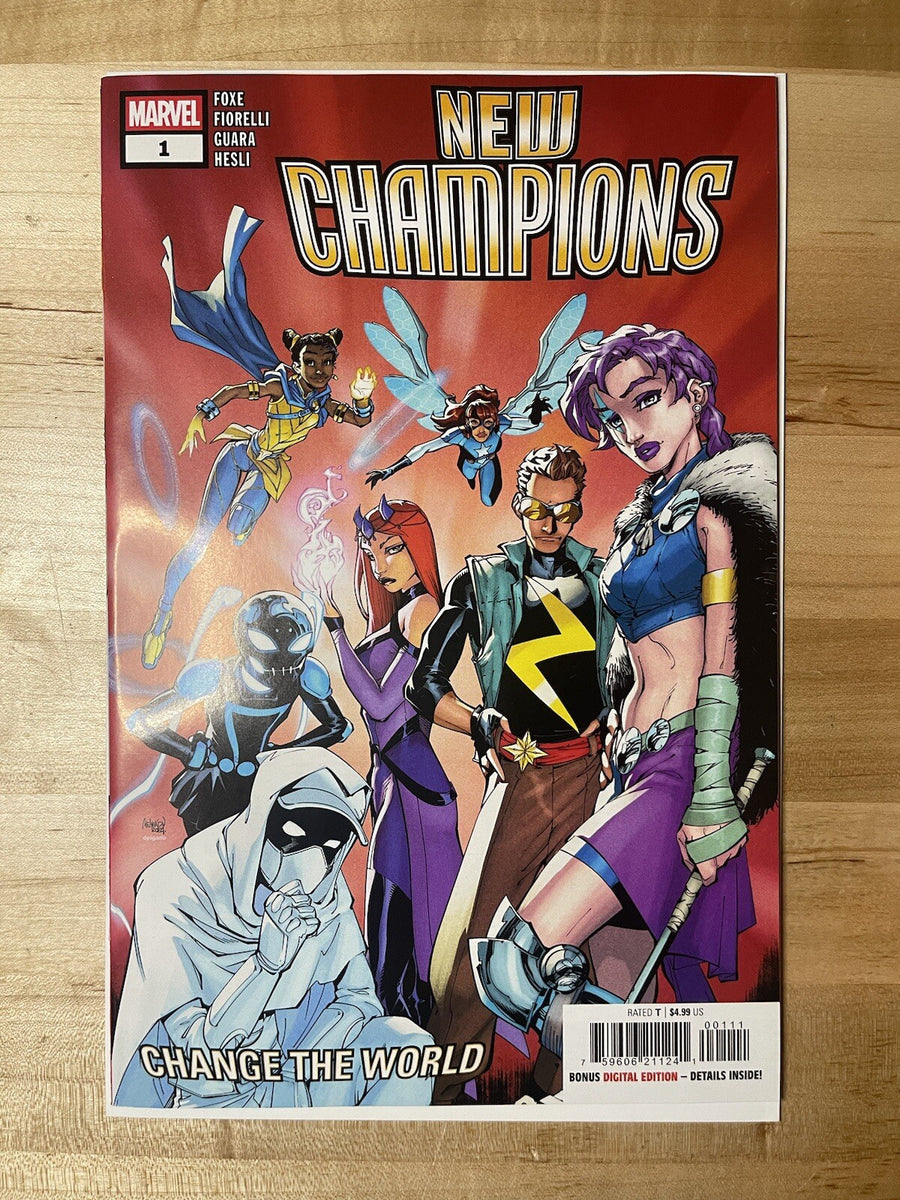 New Champions 1 Cover A Marvel Comics 2025 – Slabbed Heroes