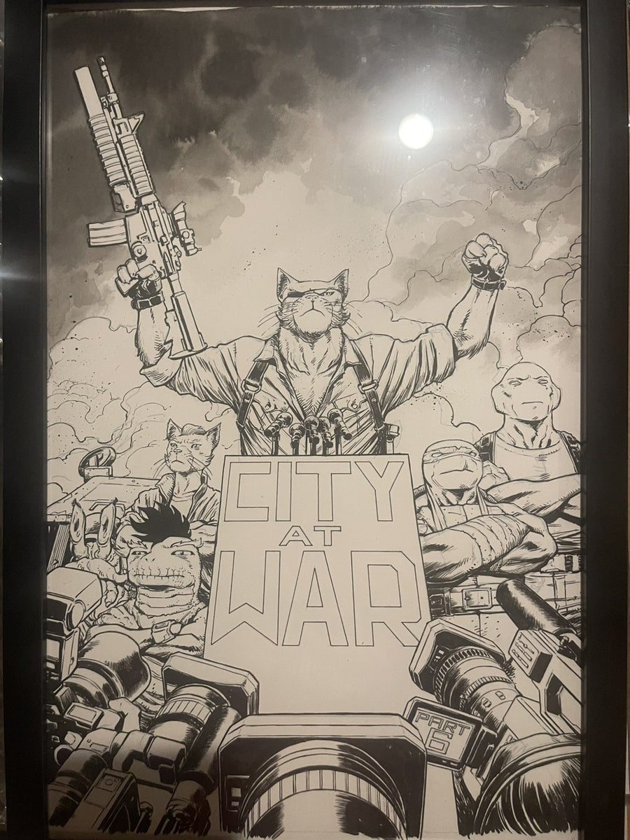 TEENAGE MUTANT NINJA TURTLES 98 COVER A DAVE WACHTER ORGINAL COVER
