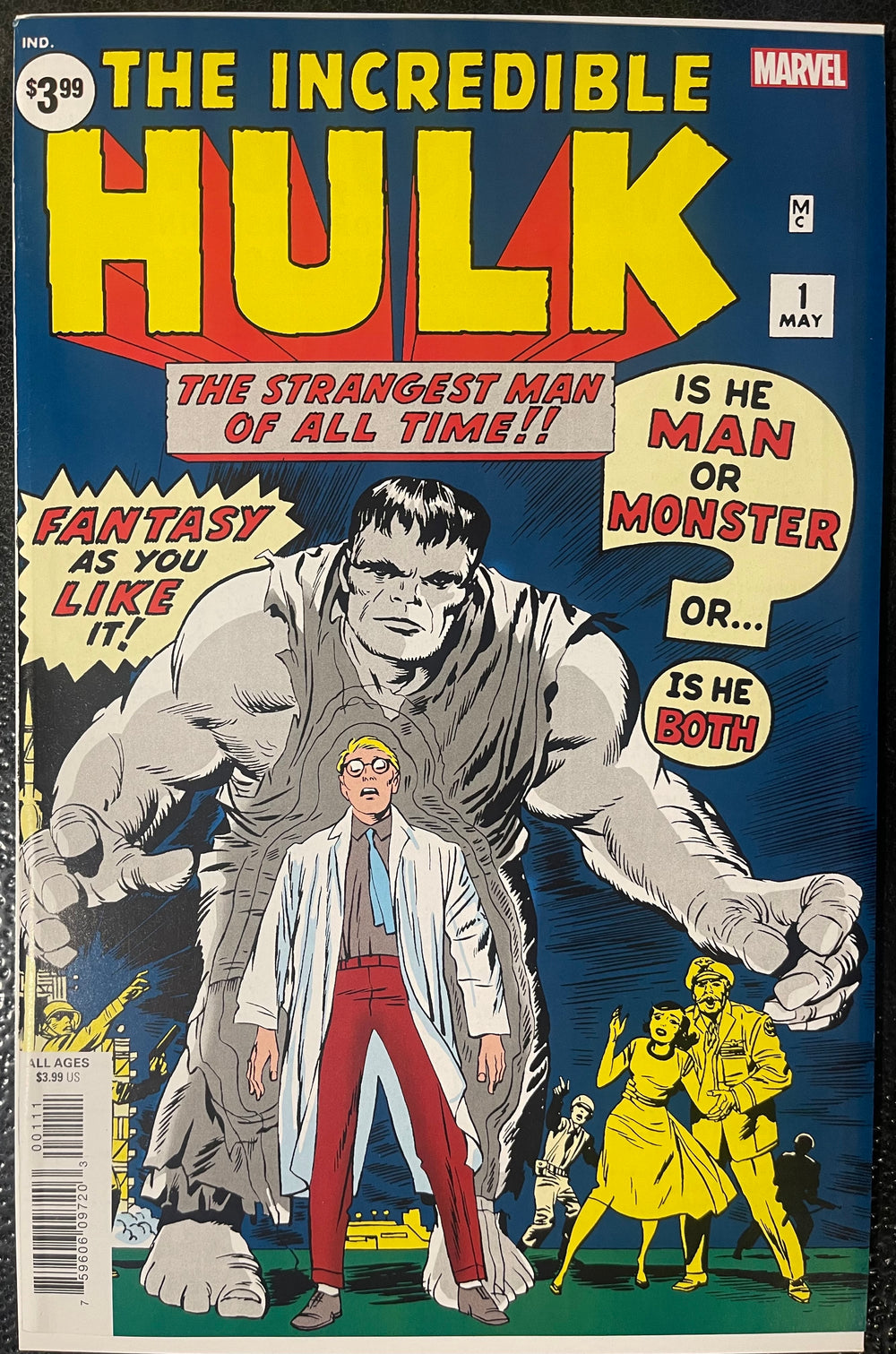 Incredible Hulk 1 Facsimile Variant (Ungraded)