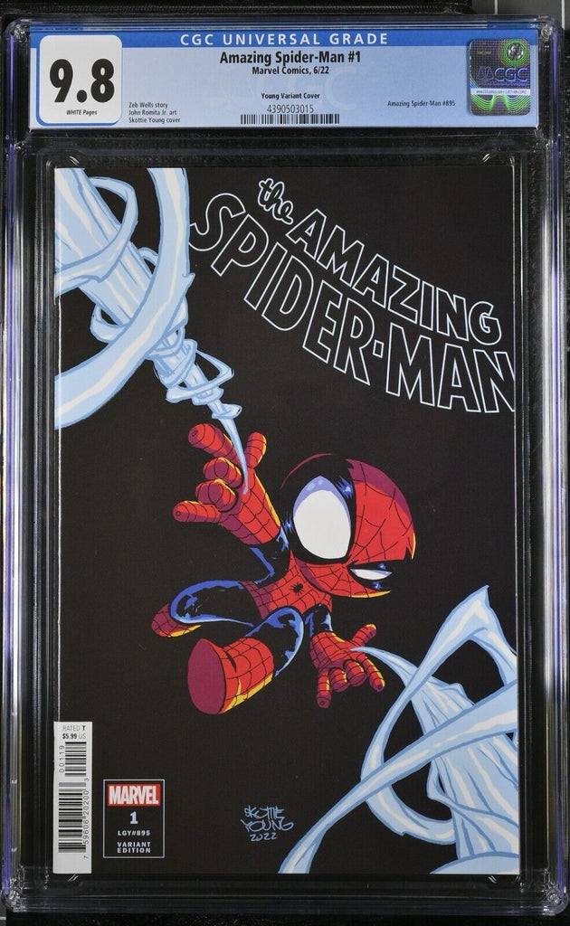 Amazing Spider-Man 1 Skottie Young Variant CGC 9.8 Marvel Comics