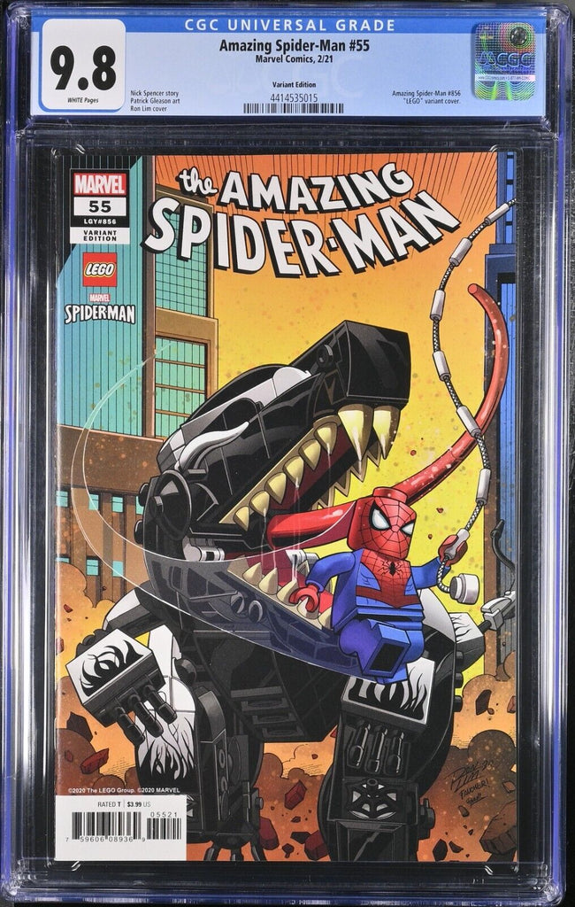 Amazing Spider-Man 55 Lim Lego Variant CGC 9.8 Marvel Comics