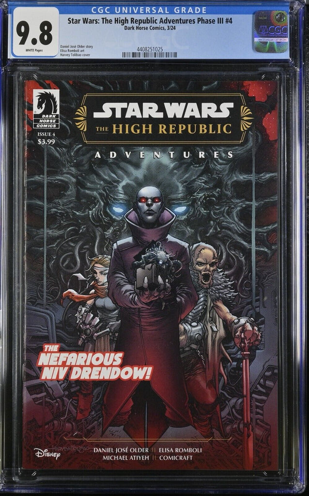 Star Wars: The High Republic Adventures Phase III 4 Cover A CGC 9.8 Dark Horse