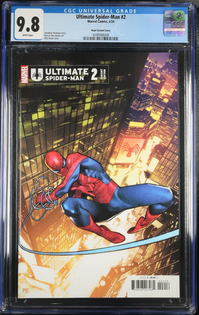 Ultimate Spider-Man 2 Ruan 1:25 Variant CGC 9.8 Marvel Comics