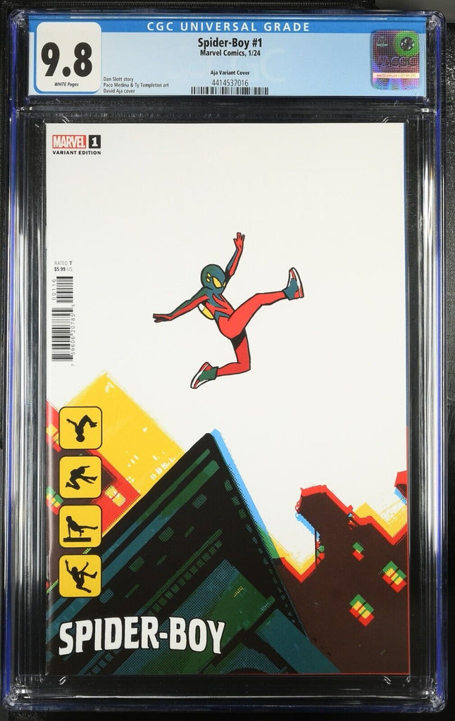 Spider-Boy 1 Aja 1:50 Variant CGC 9.8 Marvel Comics