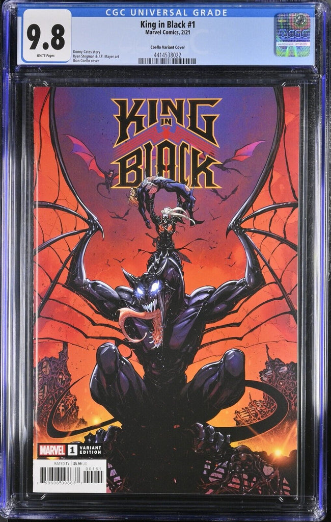 King in Black 1 Coello 1:50 Variant CGC 9.8 Marvel Comics