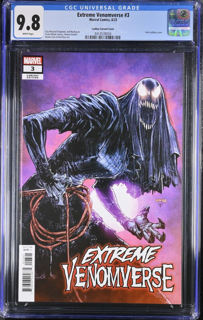 Extreme Venomverse 3 Lashley Variant CGC 9.8 Marvel Comics