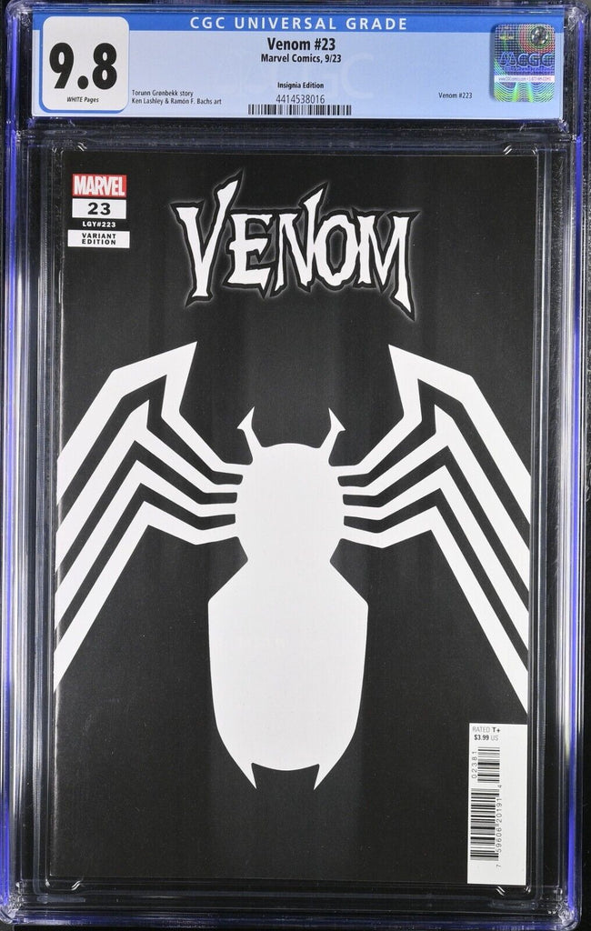 Venom 23 Insignia Variant CGC 9.8 Marvel Comics