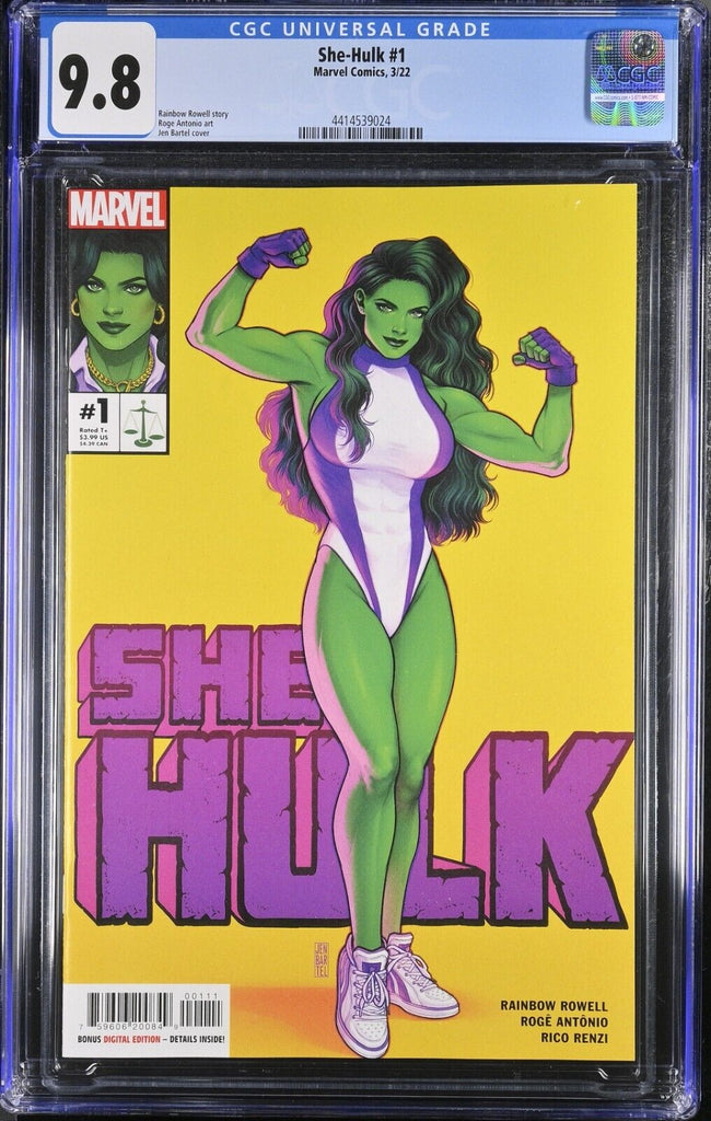 She-Hulk 1 Cover A CGC 9.8 Marvel Comics 2022