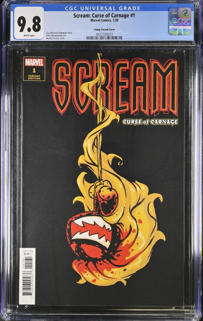 Scream Curse of Carnage 1 Skottie Young Variant CGC 9.8