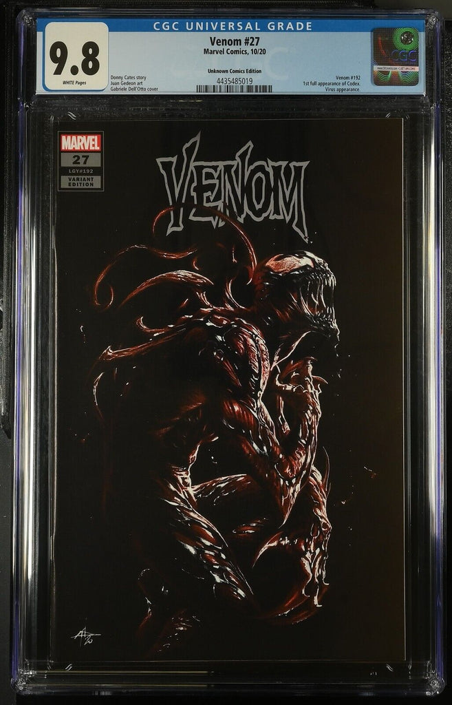 Venom 27 Dell'Otto Variant CGC 9.8 Marvel Comics