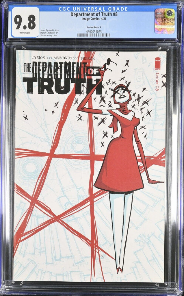 Department of Truth 8 Skoittie Young Variant CGC 9.8 Image Comics