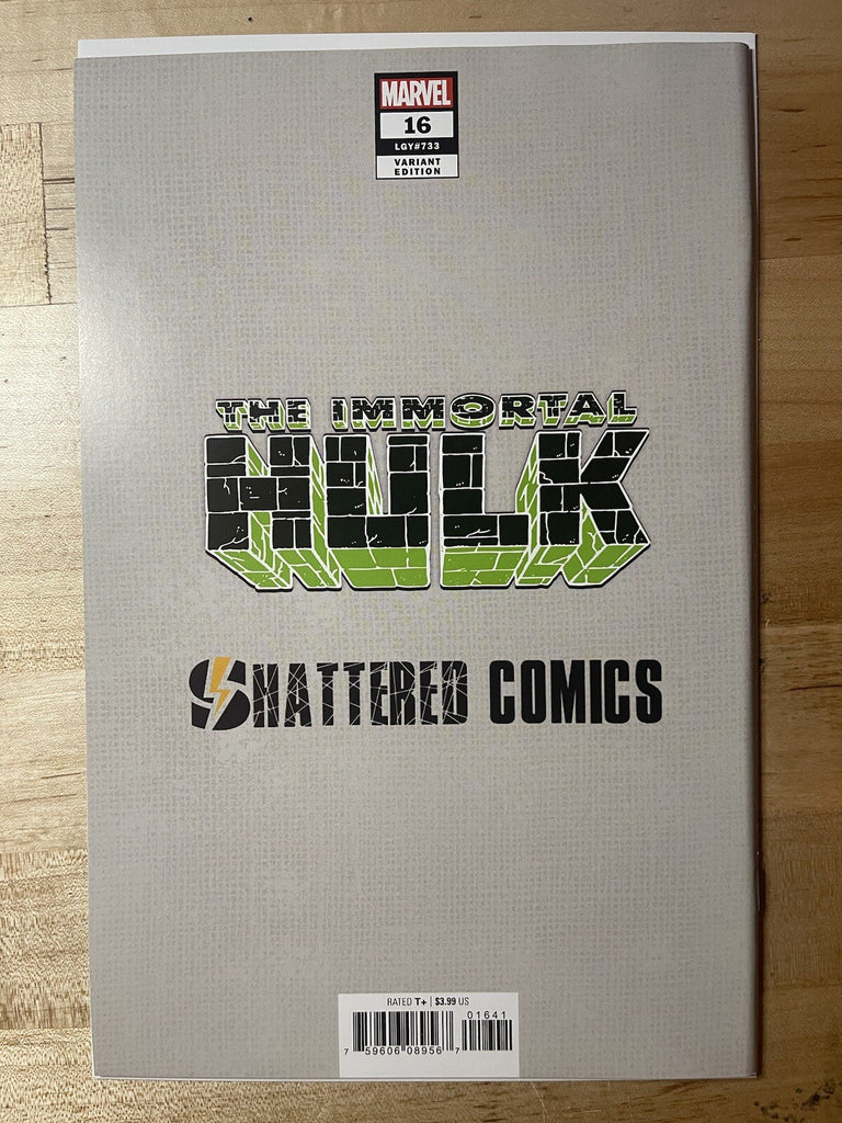 Immortal Hulk 16 Shattered Comics Variant Marvel Comics
