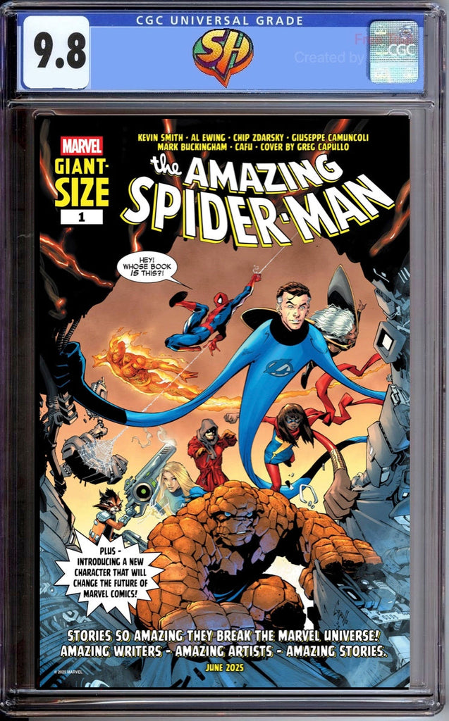 Giant-Size Amazing Spider-Man 1 Cover A Capullo CGC 9.8 Pre-Sale