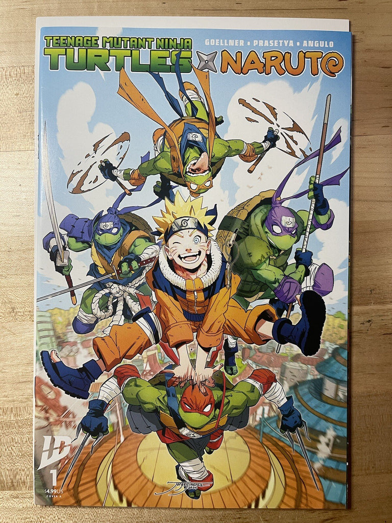 TEENAGE MUTANT NINJA TURTLES / NARUTO 1 COVER A IDW PUBLISHING 2024