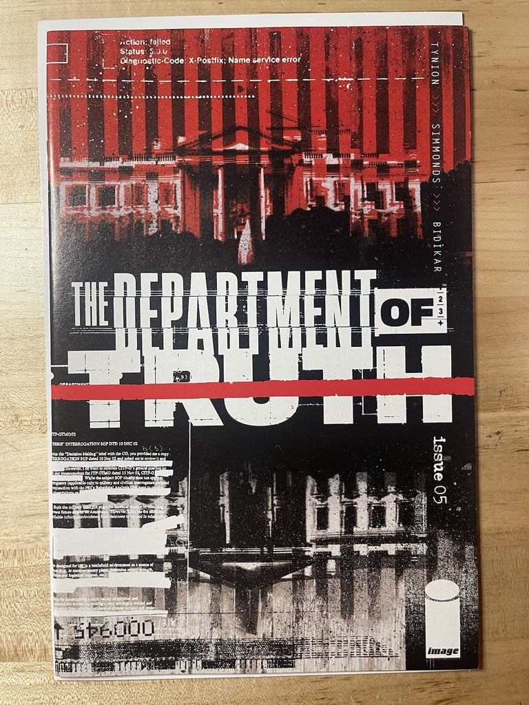 DEPARTMENT OF TRUTH 5 COVER A SIMMONDS IMAGE COMICS 2021