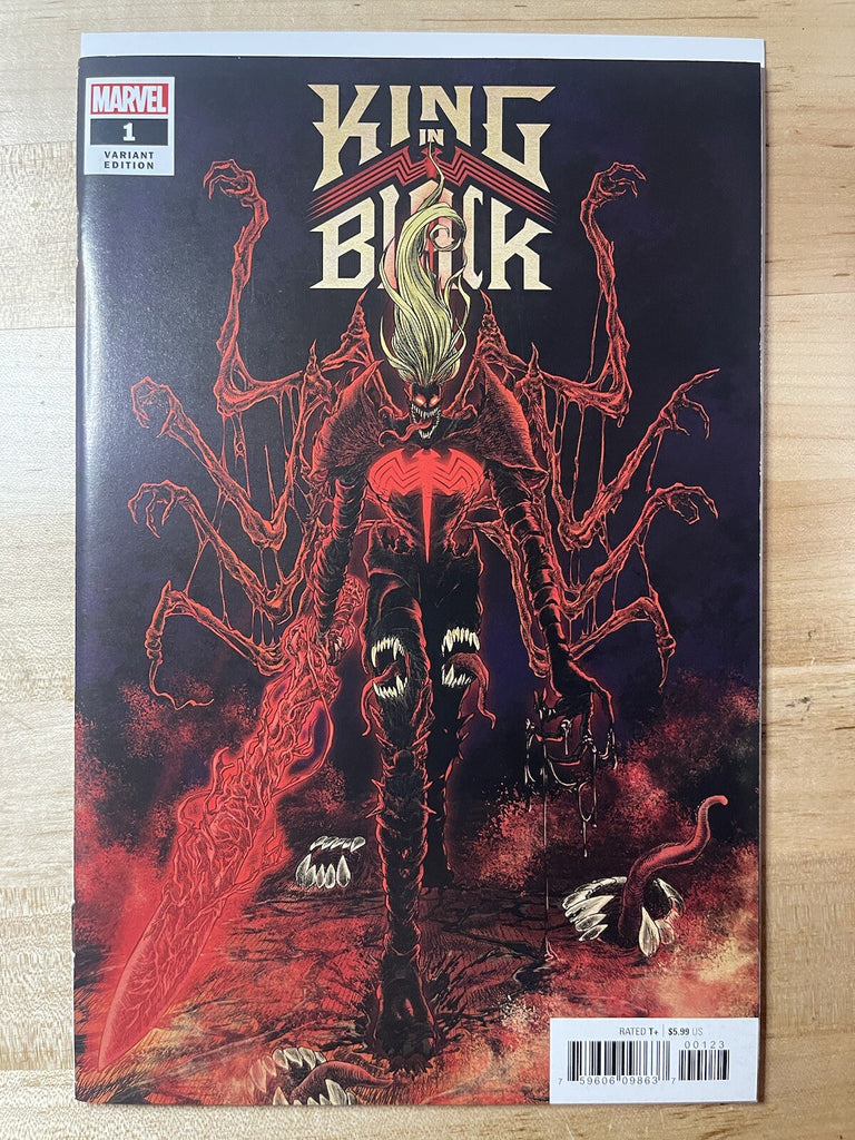 KING IN BLACK 1 SUPERLOG 1:25 VARIANT MARVEL COMICS 2021