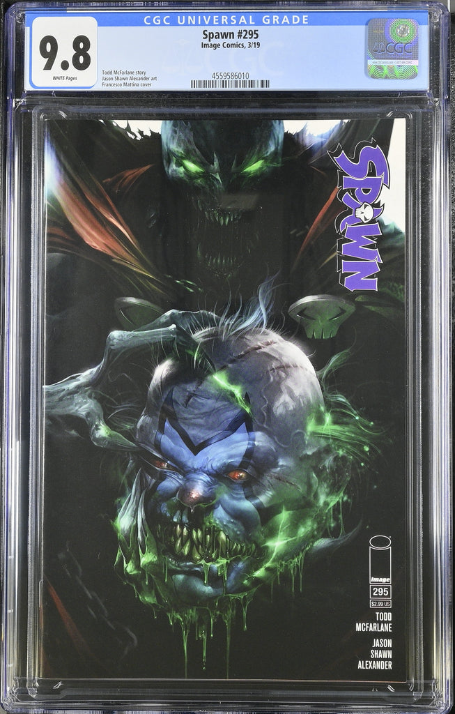 Spawn 295 Cover A Francesco Mattina CGC 9.8 Image Comics 2019