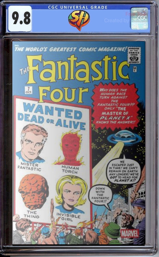 Fantastic Four 7 Facsimile Foil Variant CGC 9.8 Pre-Sale