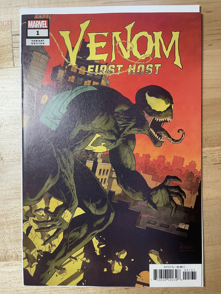 VENOM FIRST HOST 1 PAOLO RIVERA VARIANT MARVEL COMICS 2018