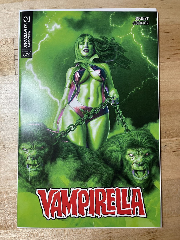 VAMPIRELLA 1 1:25 MARK SPEARS EMERALD GREEN VARIANT 2025 DYNAMITE ENTERTAINMENT