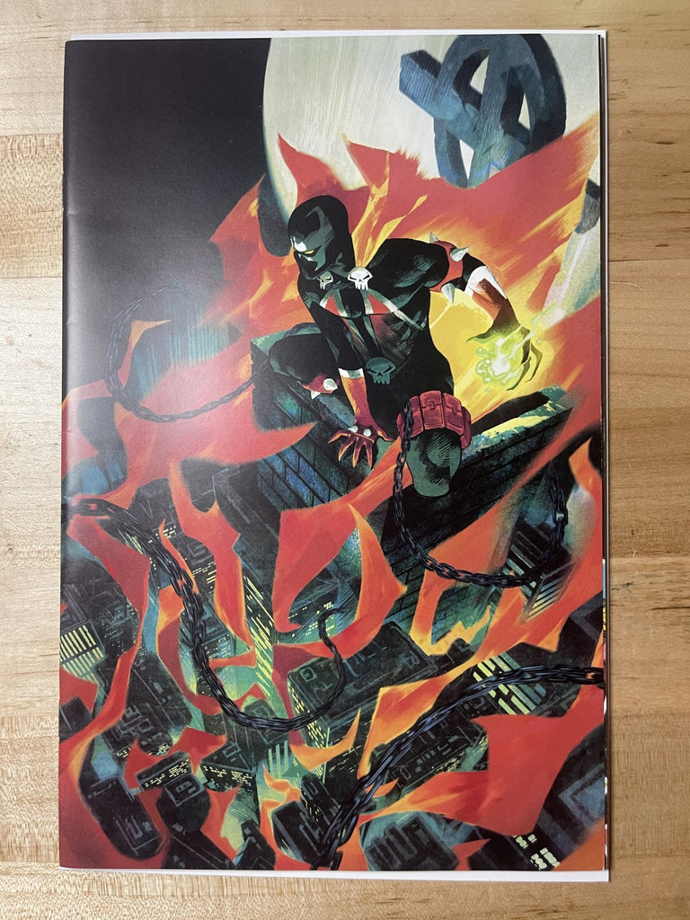 SPAWN UNWANTED VIOLENCE 1 COVER B DELMUNDO VIRGIN IMAGE COMICS 2023