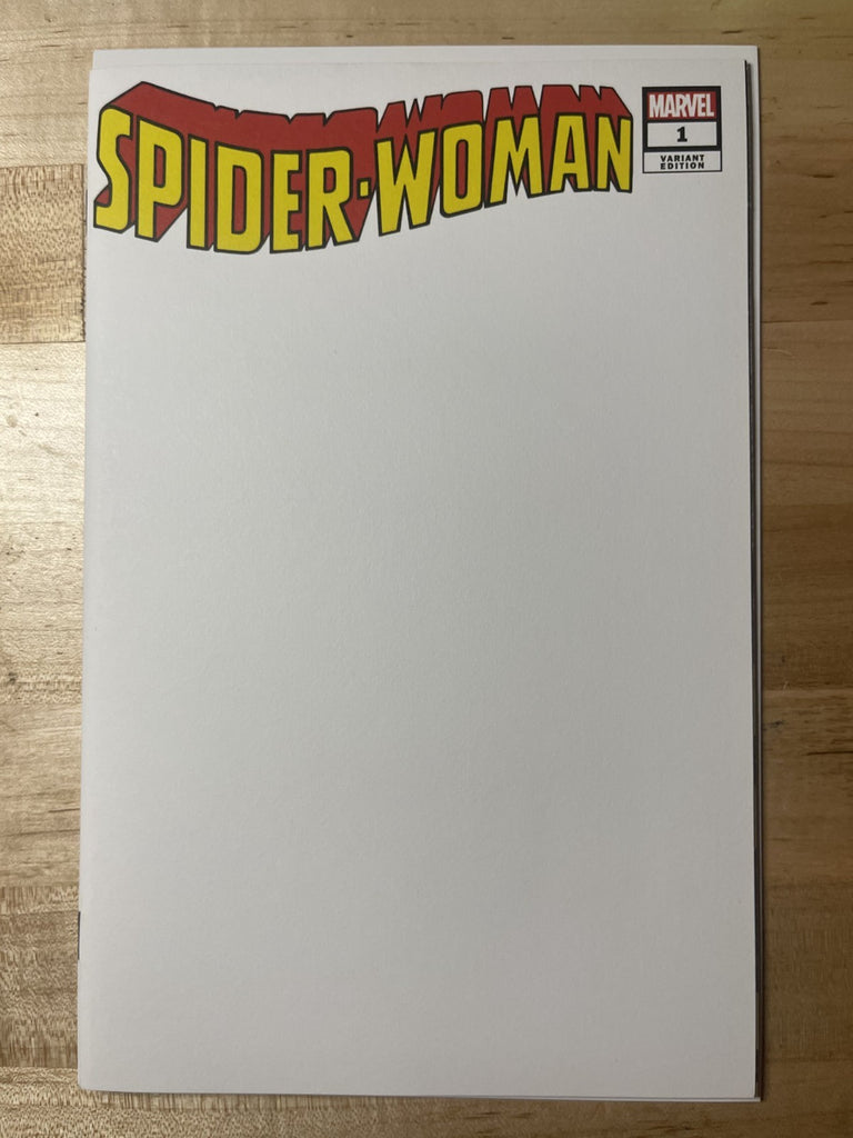 SPIDER-WOMAN 1 BLANK SKETCH VARIANT MARVEL COMICS 2020