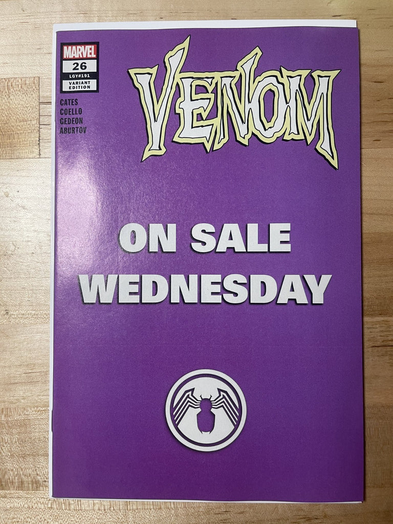 VENOM 26 PURPLE WEDNESDAY VARIANT MARVEL COMICS 2020