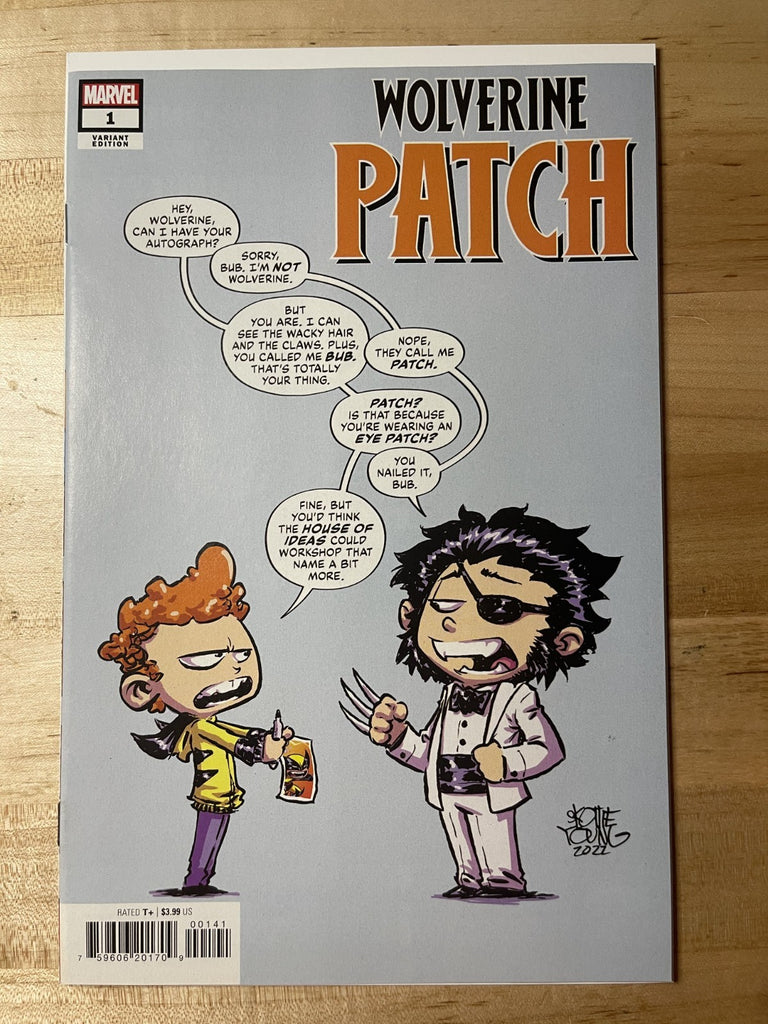 WOLVERINE PATCH 1 SKOTTIE YOUNG VARIANT MARVEL COMICS 2022