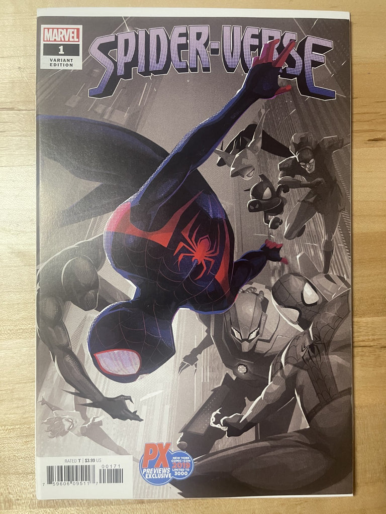 SPIDER-VERSE 1 NYCC PX VARIANT MARVEL COMICS 2019