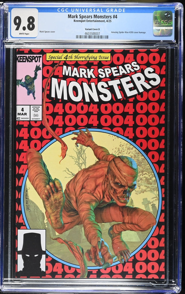 MARK SPEARS MONSTERS 4 COVER D ASM 300 HOMAGE KEENSPOT 2025