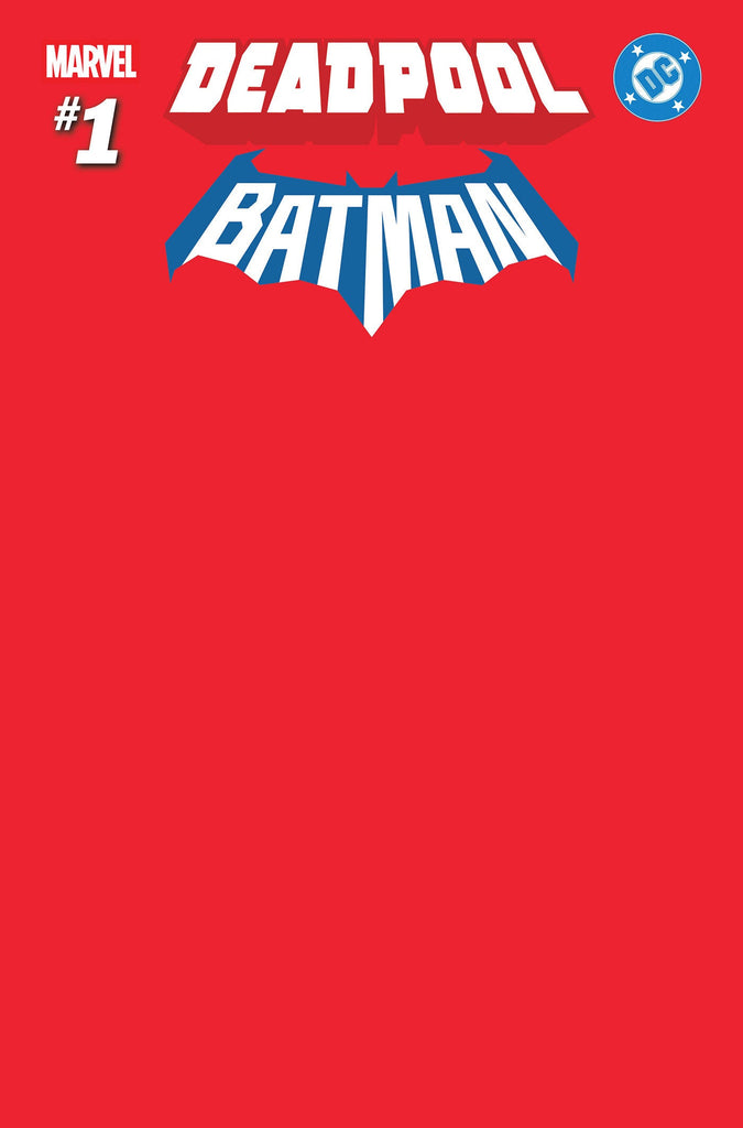 DEADPOOL/BATMAN #1 RED BLANK COVER VARIANT