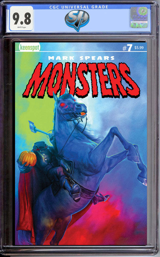 MARK SPEARS MONSTERS 7 COVER A HORSEMAN CGC 9.8 Pre-Sale