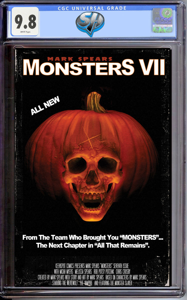 MARK SPEARS MONSTERS 7 COVER C HALLOWEEN HOMAGE CGC 9.8 Pre-Sale