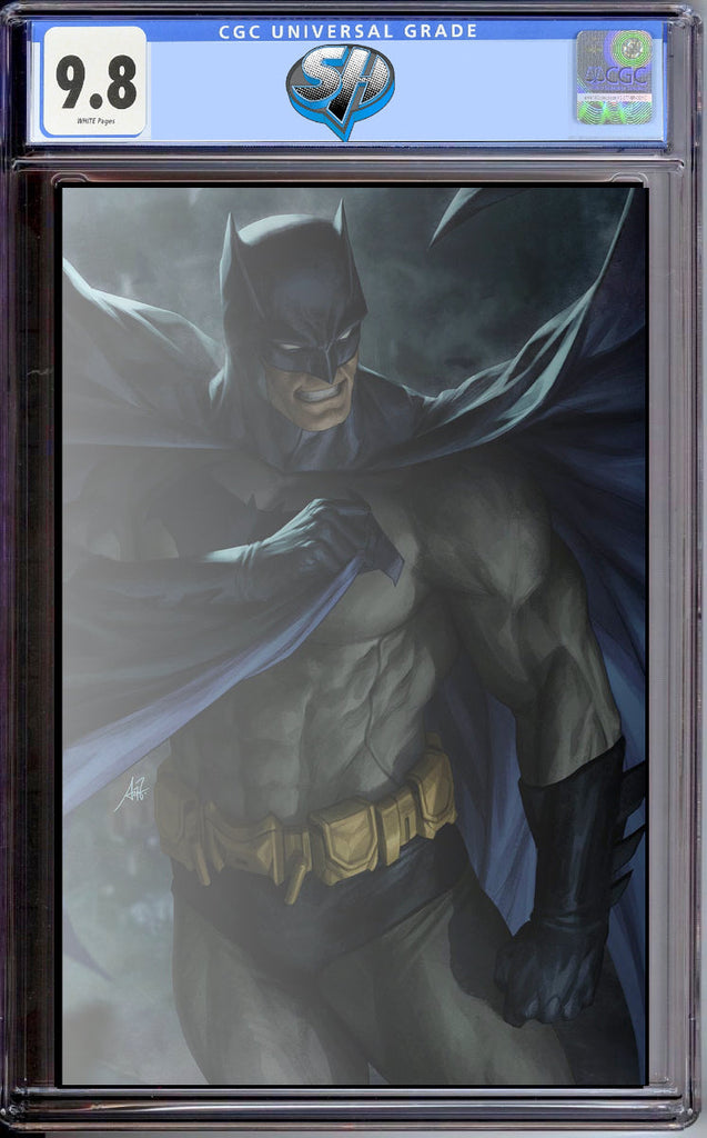 BATMAN 1 COVERJ ARTGERM WRAPAROUND FOIL CGC 9.8 Pre-Sale