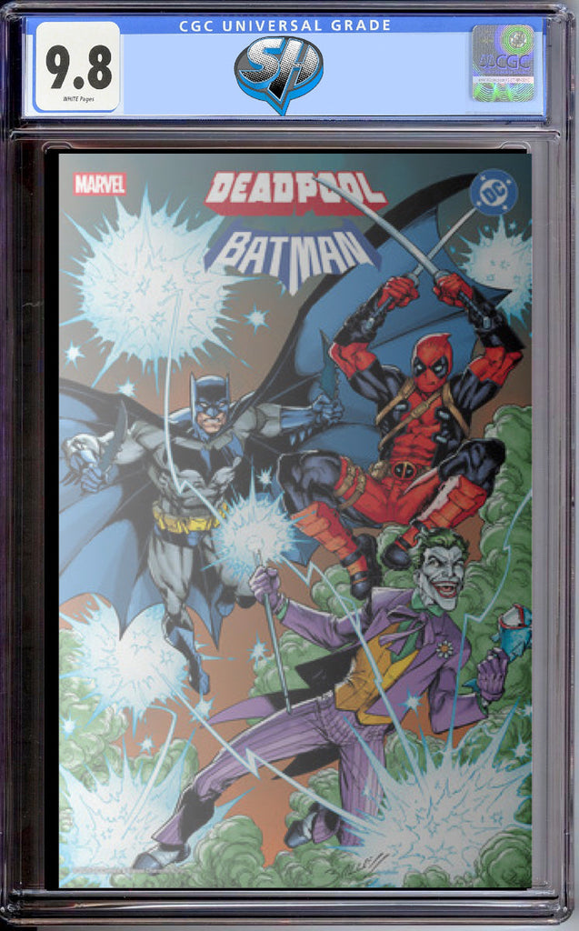 DEADPOOL BATMAN 1 MARK BAGLEY FOIL VARIANT CGC 9.8 Pre-Sale