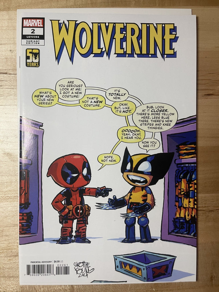WOLVERINE 2 SKOTTIE YOUNG VARIANT MARVEL COMICS 2024