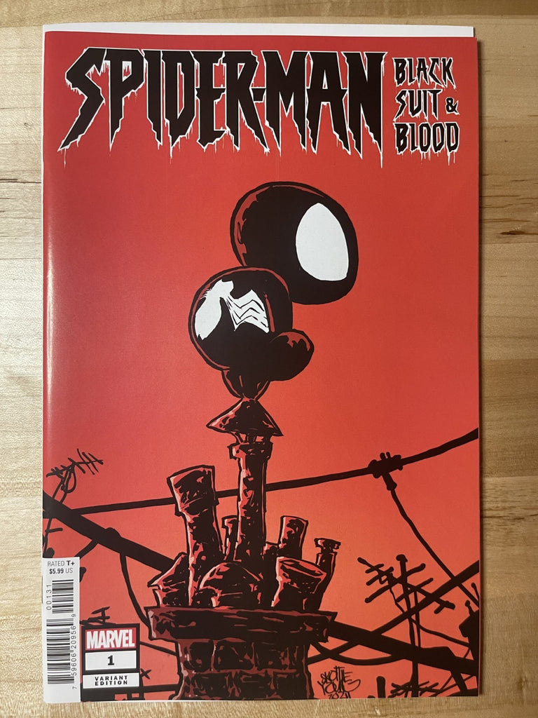 SPIDER-MAN BLACK SUIT BLOOD 1 SKOTTIE YOUNG VARIANT MARVEL COMICS 2024