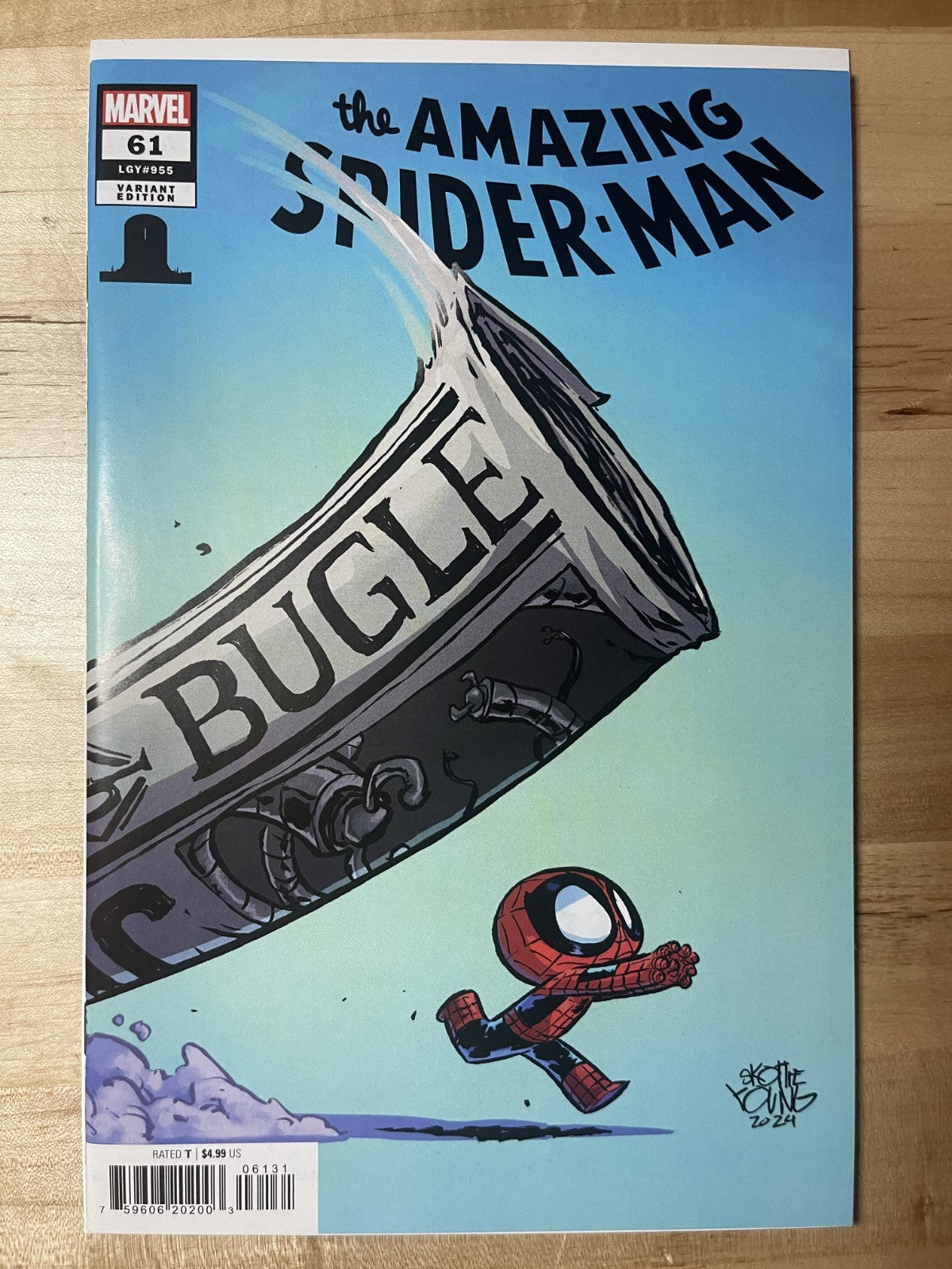 AMAZING SPIDER-MAN 61 SKOTTIE YOUNG VARIANT MARVEL COMICS 2025 AMAZING SPIDER-MAN 61 SKOTTIE YOUNG VARIANT MARVEL COMICS 2025