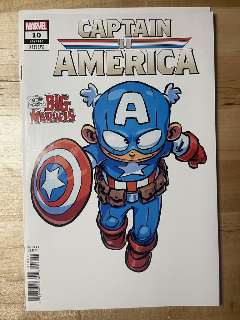 CAPTAIN AMERICA 10 SKOTTIE YOUNG VARIANT MARVEL COMICS 2024