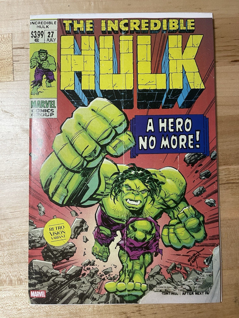 INCREDIBLE HULK 27 ERIK LARSEN VARIANT MARVEL COMICS 2025