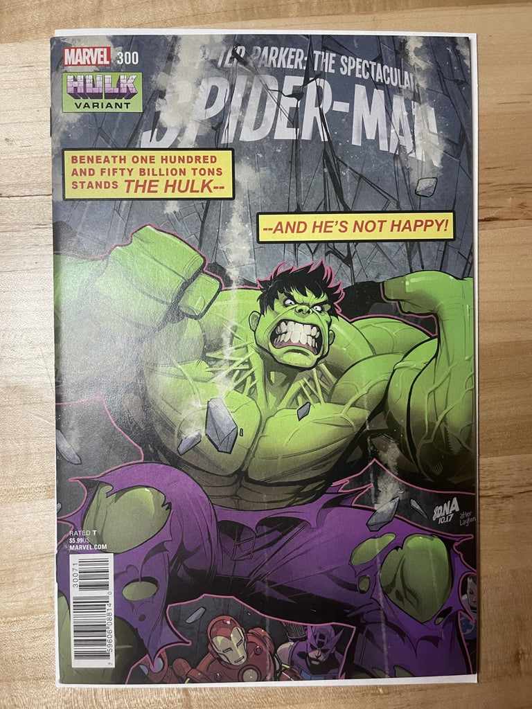 PETER PARKER THE SPECTACULAR SPIDER-MAN 300 NAKAYAMA VARIANT MARVEL COMICS 2018