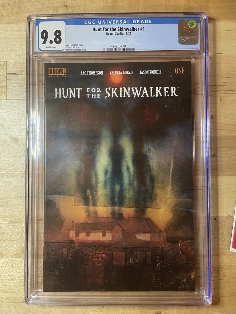 HUNT FOR THE SKINWALKER 1 COVER A SIMMONDS CGC 9.8 BOOM STUDIOS 2023