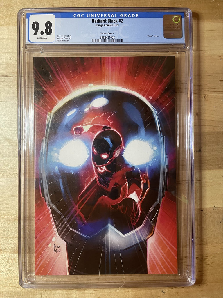 RADIANT BLACK 2 REIS 1:25 VARIANT CGC 9.8 IMAGE COMICS 2021