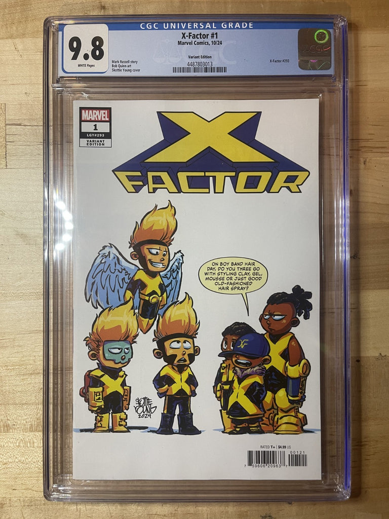 X-FACTOR 1 SKOTTIE YOUNG VARIANT CGC 9.8 Marvel Comics 2024
